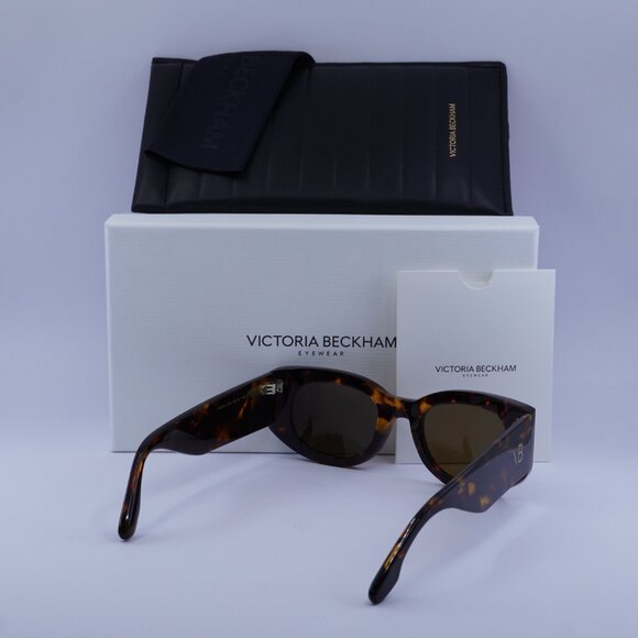 Victoria Beckham VB654S 234 Oval Sunglasses – Havana/Brown - Picture 11 of 11
